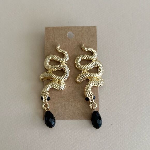 Snake Earrings N1576 - Picture 2 of 4